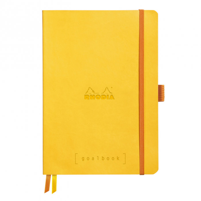 Caiet A5 Rhodia softcover Goalbook Daffodil dot, 240 pag [1]