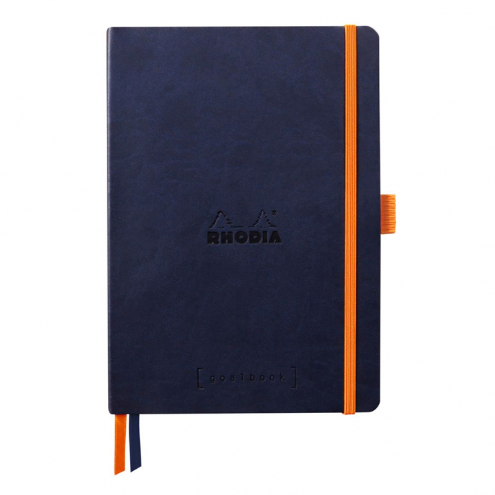 Caiet A5 Rhodia softcover Goalbook Midnight dot, 240 pag [1]