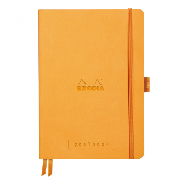 Caiet A5 Rhodia softcover Goalbook Orange dot, 240 pag [1]