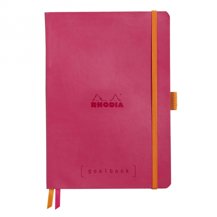 Caiet A5 Rhodia softcover Goalbook Raspberry dot, 240 pag [1]