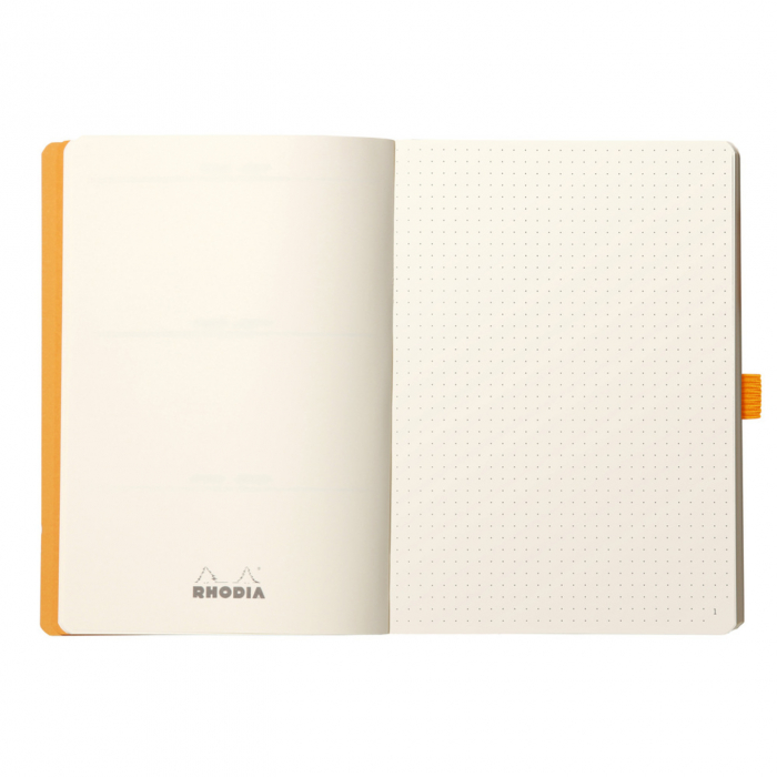 Caiet A5 Rhodia softcover Goalbook Raspberry dot, 240 pag [2]