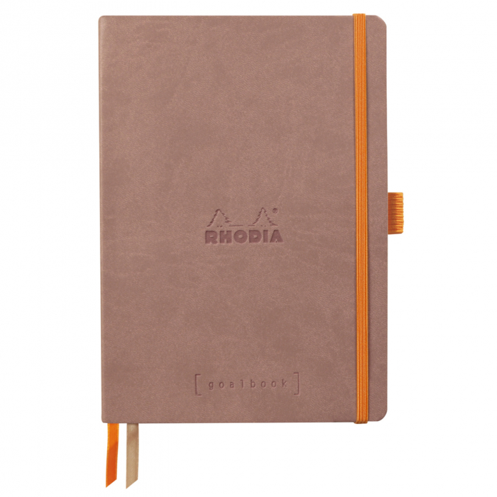 Caiet A5 Rhodia softcover Goalbook Rosewood dot, 240 pag [1]