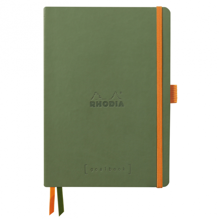 Caiet A5 Rhodia softcover Goalbook Sage dot, 240 pag [1]