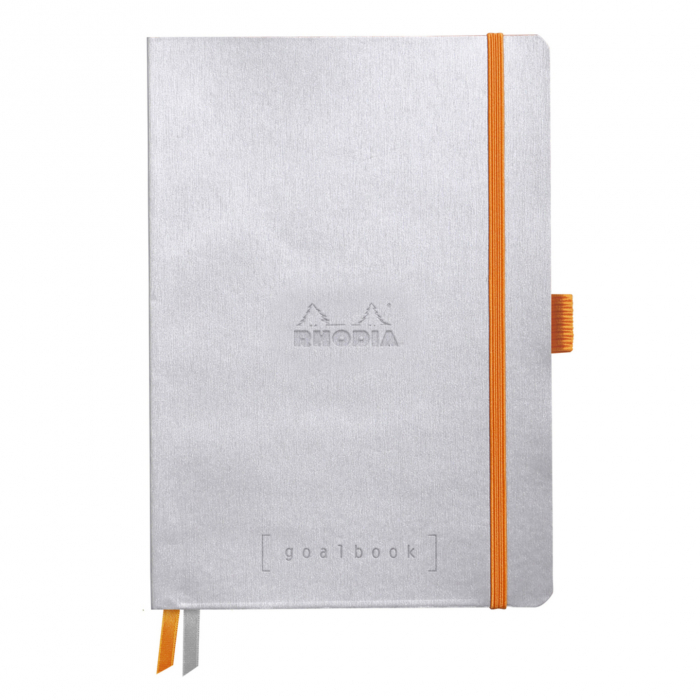 Caiet A5 Rhodia softcover Goalbook Silver dot, 240 pag [1]