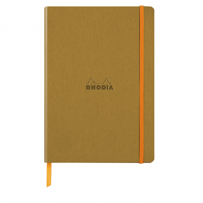 Caiet A5 Rhodia softcover Gold dictando, 160 pag [1]