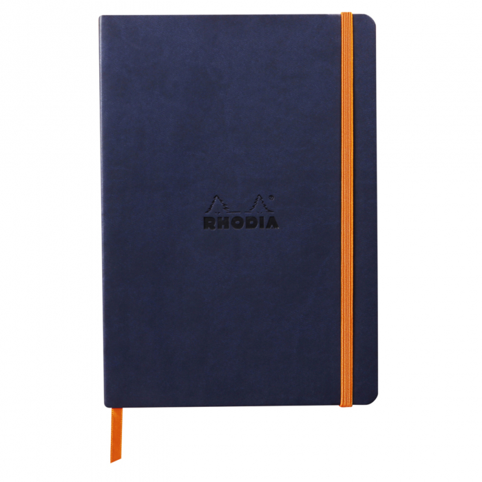 Caiet A5 Rhodia softcover Midnight dictando, 160 pag [1]