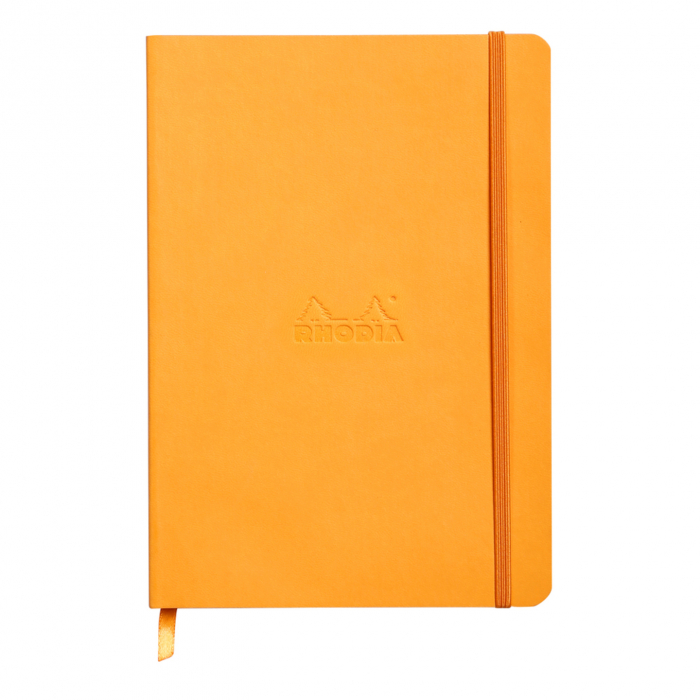 Caiet A5 Rhodia softcover Orange dot, 160 pag [1]