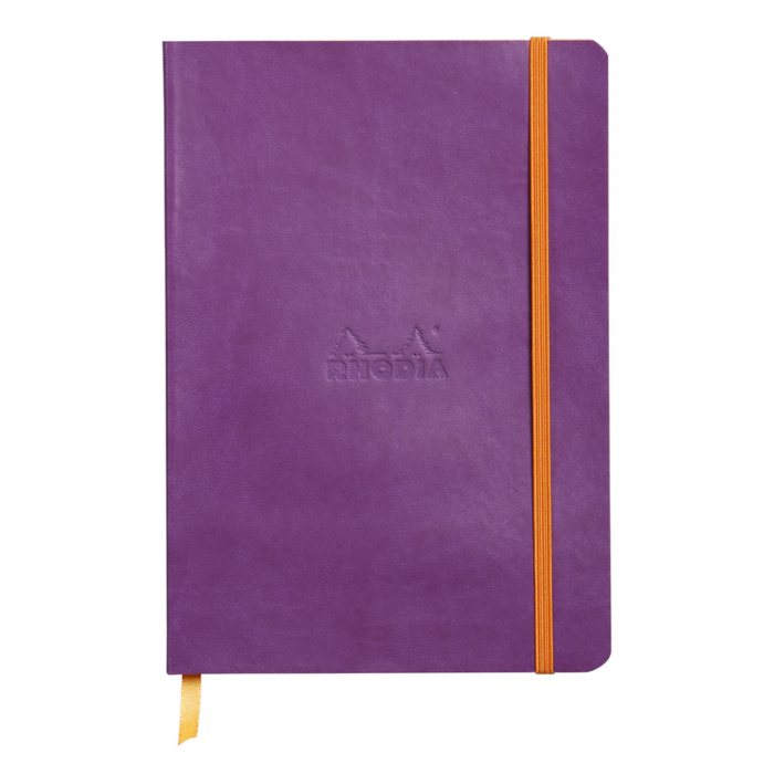 Caiet A5 Rhodia softcover Purple dictando, 160 pag [1]