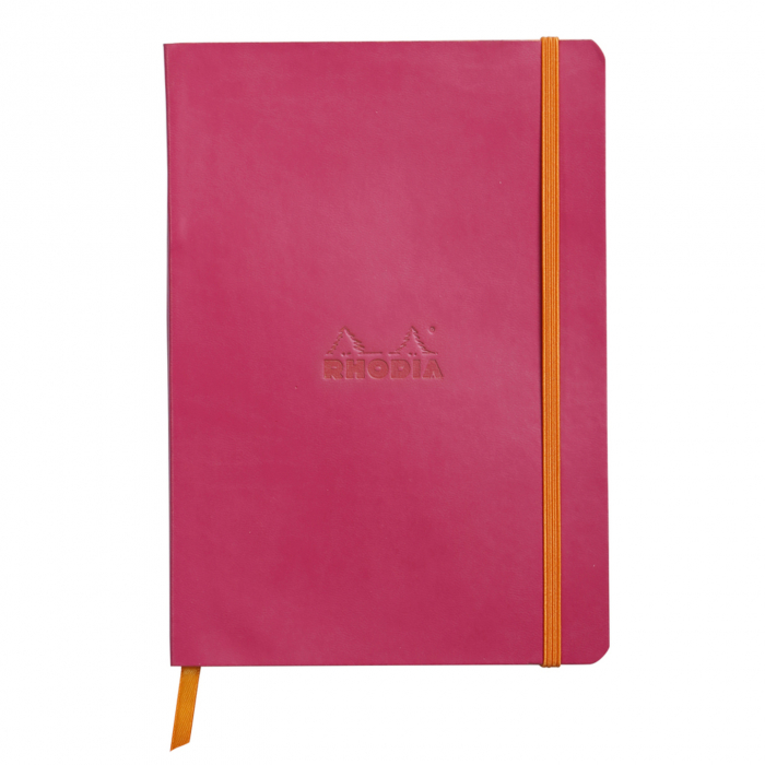 Caiet A5 Rhodia softcover Raspberry dot, 160 pag [1]