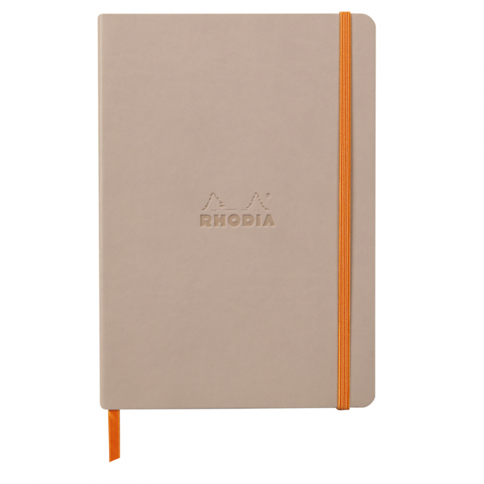 Caiet A5 Rhodia softcover Rose smoke dot, 160 pag [1]