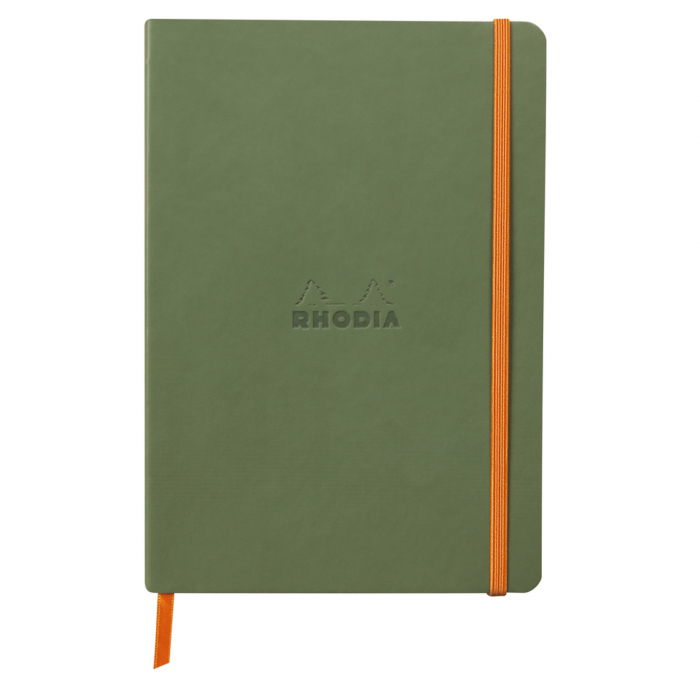 Caiet A5 Rhodia softcover Sage dot, 160 pag [1]