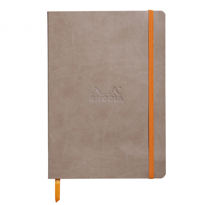 Caiet A5 Rhodia softcover Taupe dot, 160 pag [1]