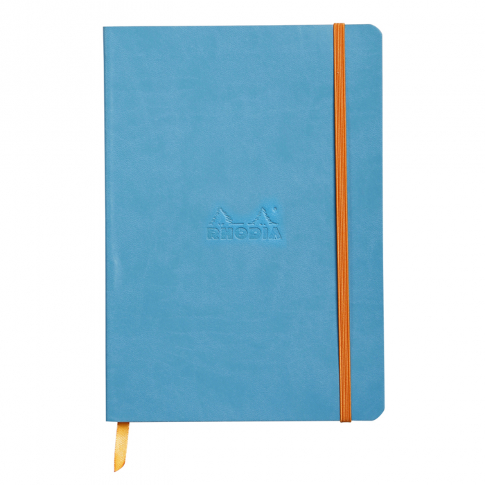 Caiet A5 Rhodia softcover Turcoaz dot, 160 pag [1]