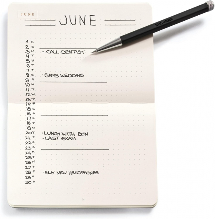 CAIET BULLET JOURNAL POCKET COP FLEXIBILA NEGRU 3/SET LEUCHTTURM [2]