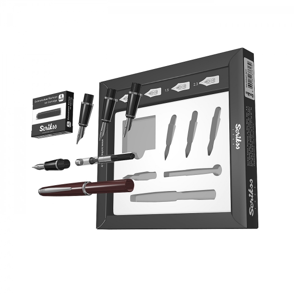 Set Calligraphic Pen Set Burgundy CT, Scrikss [4]