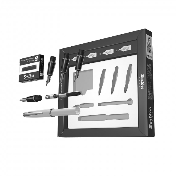 Set Calligraphic Pen Set White CT, Scrikss [4]