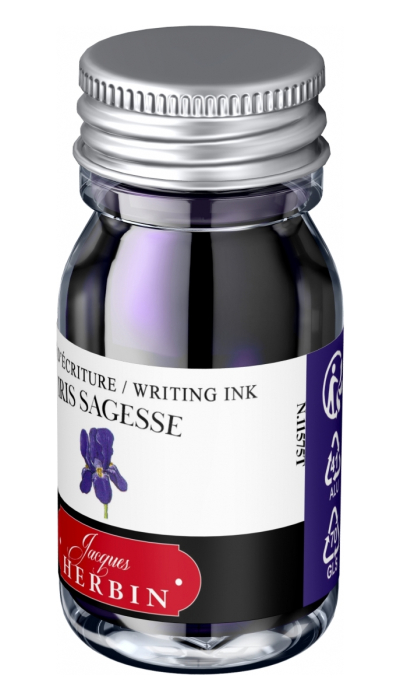 Calimara 10 ml Herbin The Pearl of Inks Iris Sagesse Jacques Herbin [3]