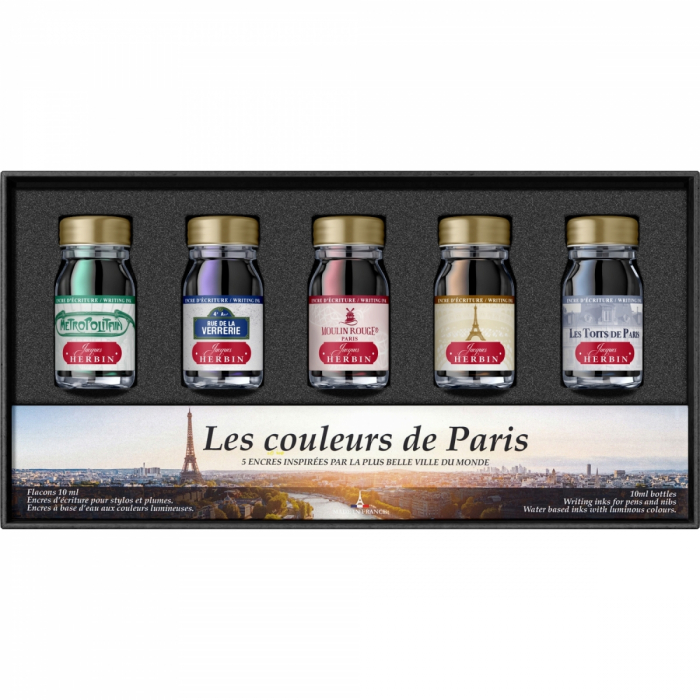 Set 5 Calimara 10 ml Jacques Herbin Writing Paris Colours, Jacques Herbin [1]