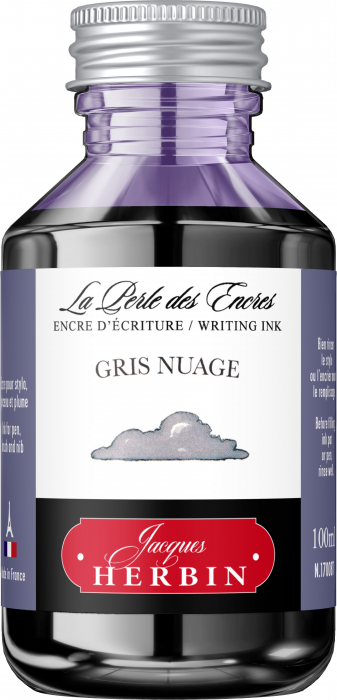 Calimara 100 ml The Pearl of Inks Gris Nuage, Jacques Herbin [1]