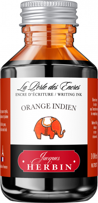 Calimara 100 ml The Pearl of Inks Orange Indien, Jacques Herbin [1]