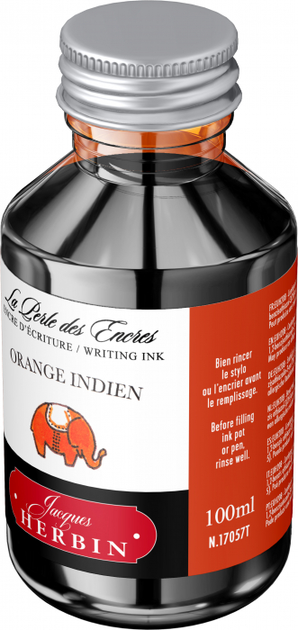 Calimara 100 ml The Pearl of Inks Orange Indien, Jacques Herbin [2]
