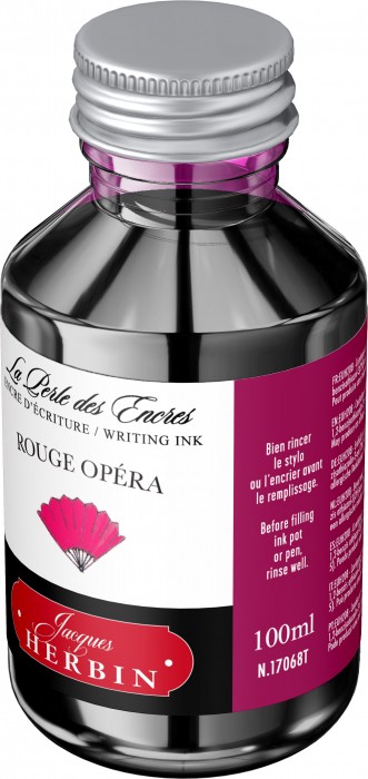 Calimara 100 ml The Pearl of Inks Rouge Opera, Jacques Herbin [2]