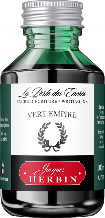 Calimara 100 ml The Pearl of Inks Vert Empire, Jacques Herbin [1]