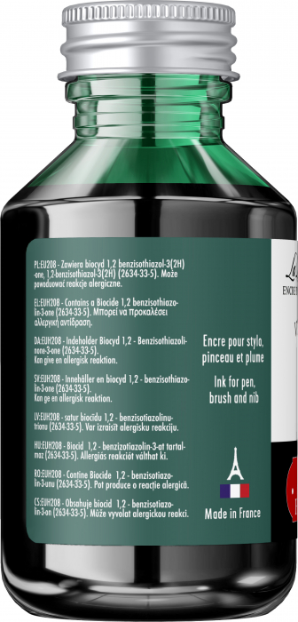 Calimara 100 ml The Pearl of Inks Vert Empire, Jacques Herbin [3]