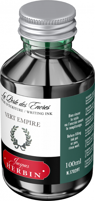 Calimara 100 ml The Pearl of Inks Vert Empire, Jacques Herbin [2]