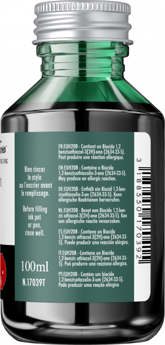 Calimara 100 ml The Pearl of Inks Vert Empire, Jacques Herbin [4]