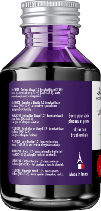 Calimara 100 ml The Pearl of Inks Violette Pensee, Jacques Herbin [4]
