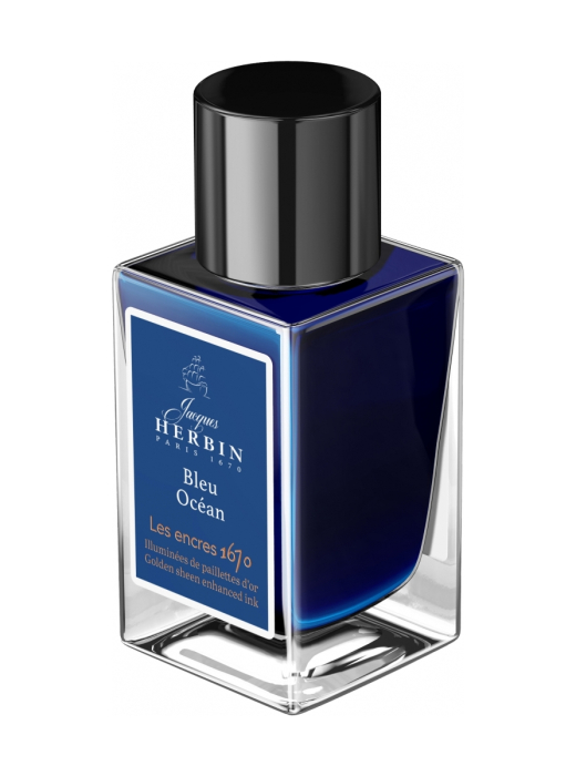 Calimara 15 ml Prestige 1670 Bleu Ocean, Jacques Herbin [3]