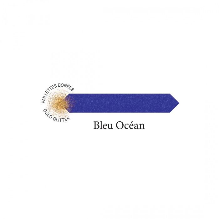 Calimara 15 ml Prestige 1670 Bleu Ocean, Jacques Herbin [2]
