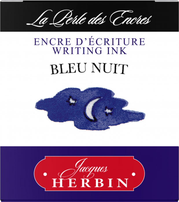 Calimara 30 ml The Pearl of Inks Bleu Nuit, Jacques Herbin [4]