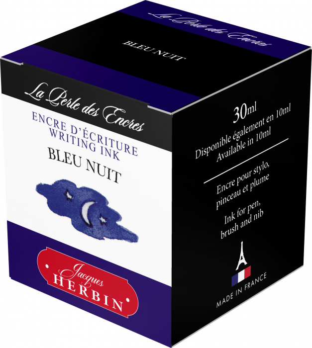 Calimara 30 ml The Pearl of Inks Bleu Nuit, Jacques Herbin [5]