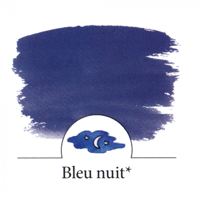 Calimara 30 ml The Pearl of Inks Bleu Nuit, Jacques Herbin [2]