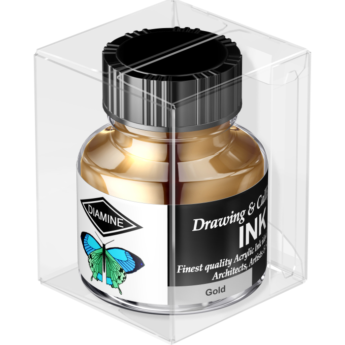 Calimara 30 ml Calligraphy - Gold Diamine [5]