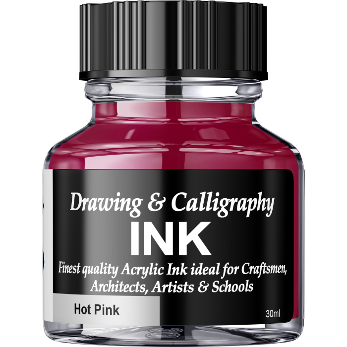 Calimara 30 ml Calligraphy - Hot pink Diamine [2]