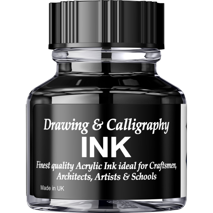 Calimara 30 ml Calligraphy - Jet black Diamine [3]