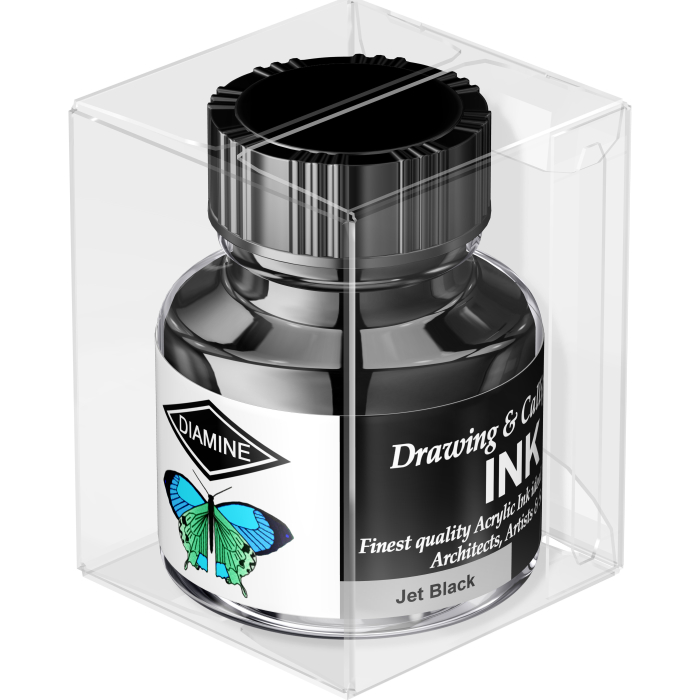 Calimara 30 ml Calligraphy - Jet black Diamine [5]