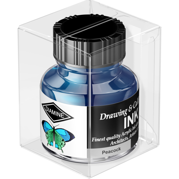 Calimara 30 ml Calligraphy - Peacock Diamine [5]