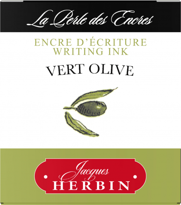 Calimara 30 ml Vert Olive Jacques Herbin [3]