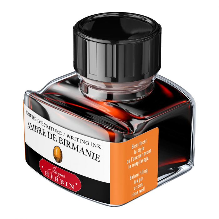 Calimara 30 ml Writing The Pearl of Inks Ambre de Birmanie, Jacques Herbin [2]
