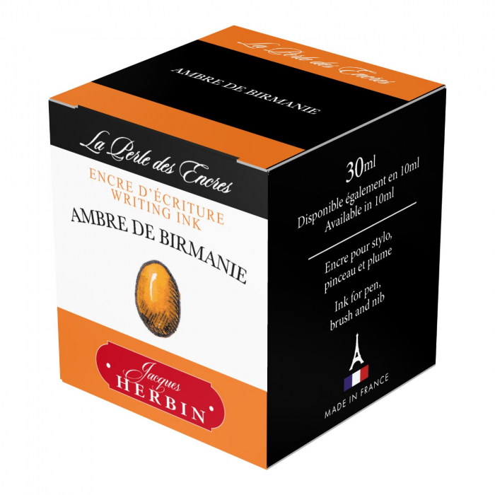 Calimara 30 ml Writing The Pearl of Inks Ambre de Birmanie, Jacques Herbin [4]