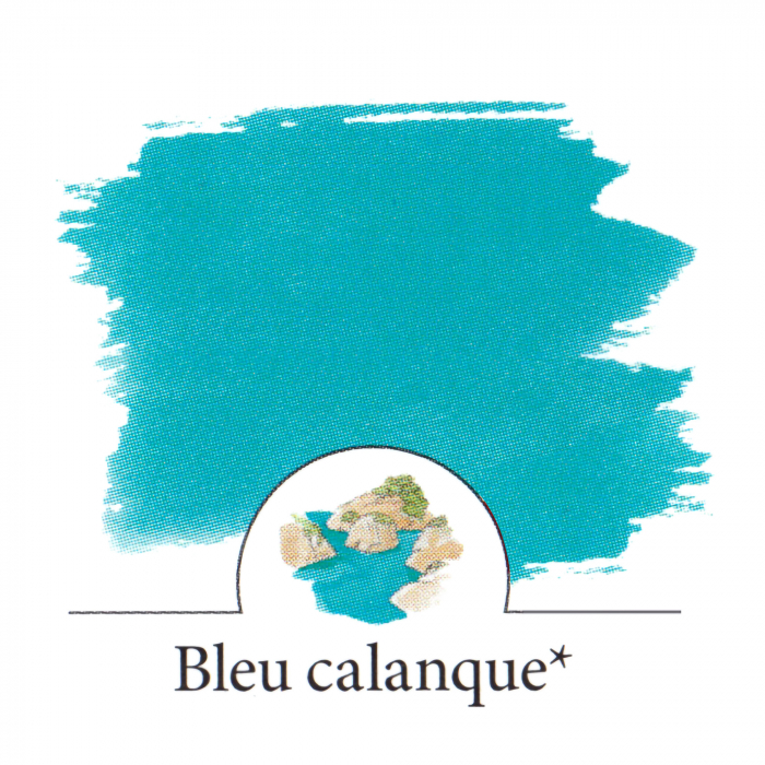 Calimara 30 ml Writing The Pearl of Inks Bleu Calanque, Jacques Herbin [3]