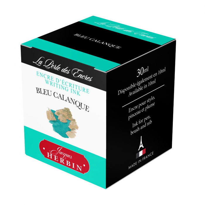 Calimara 30 ml Writing The Pearl of Inks Bleu Calanque, Jacques Herbin [4]