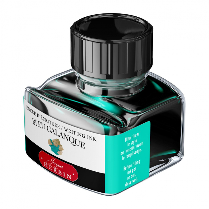 Calimara 30 ml Writing The Pearl of Inks Bleu Calanque, Jacques Herbin [2]