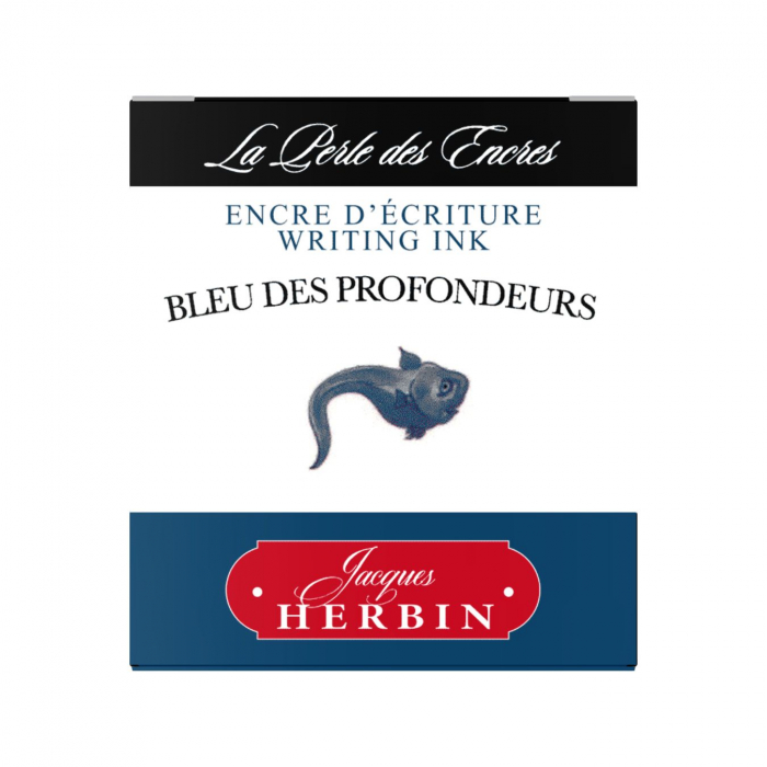 Calimara 30 ml Writing The Pearl of Inks Bleu des Profondeurs, Jacques Herbin [2]