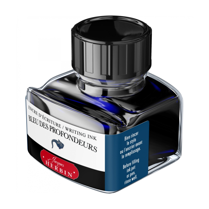 Calimara 30 ml Writing The Pearl of Inks Bleu des Profondeurs, Jacques Herbin [4]