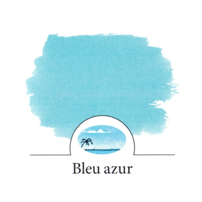Calimara 30 ml Writing The Pearl of Inks Bleu Azur, Jacques Herbin [2]